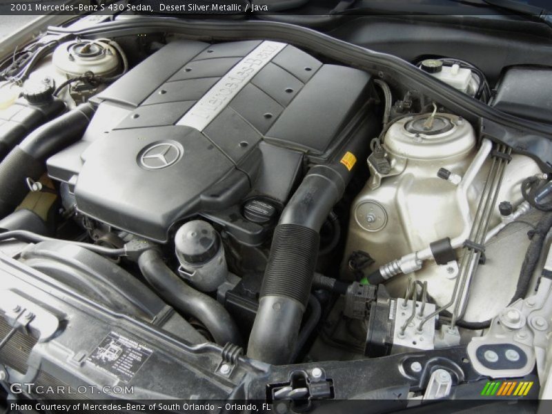 Desert Silver Metallic / Java 2001 Mercedes-Benz S 430 Sedan