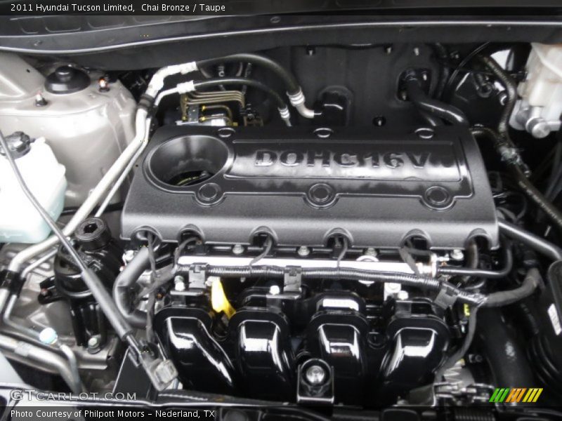  2011 Tucson Limited Engine - 2.4 Liter DOHC 16-Valve CVVT 4 Cylinder