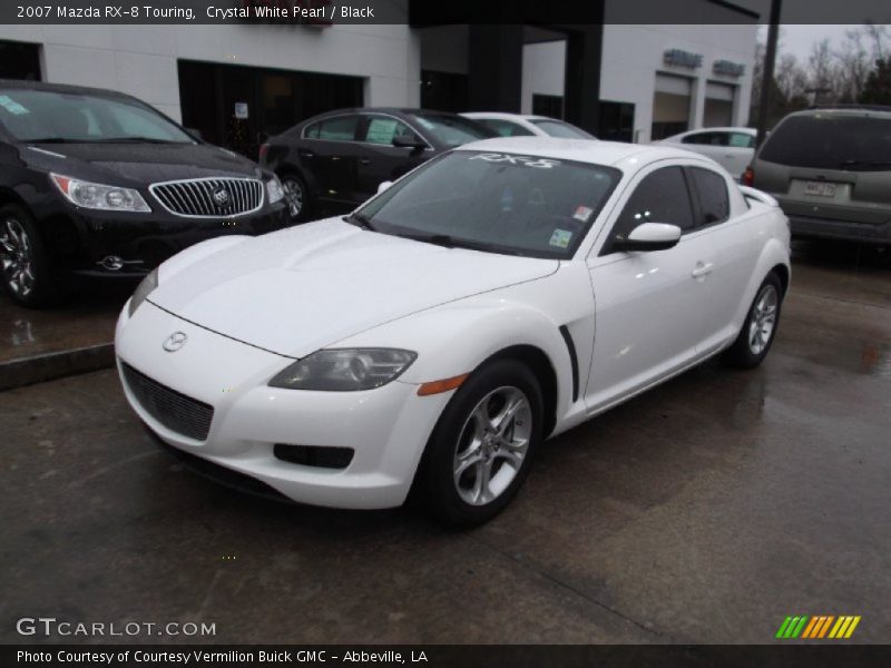 Crystal White Pearl / Black 2007 Mazda RX-8 Touring