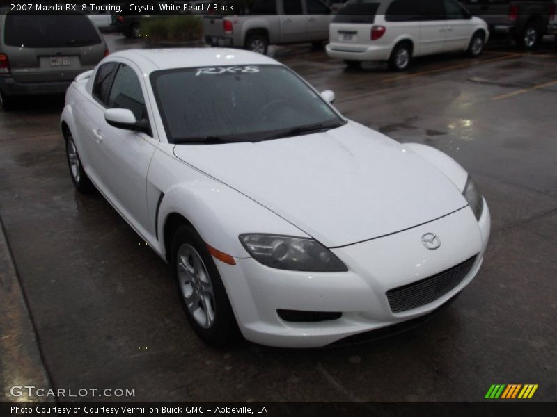 Crystal White Pearl / Black 2007 Mazda RX-8 Touring