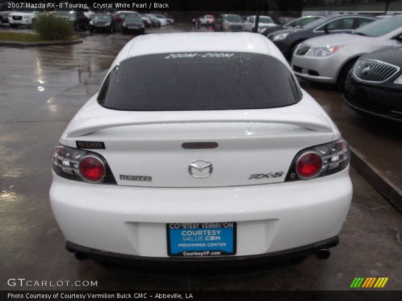 Crystal White Pearl / Black 2007 Mazda RX-8 Touring