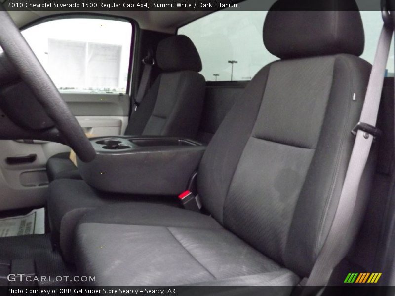 Summit White / Dark Titanium 2010 Chevrolet Silverado 1500 Regular Cab 4x4