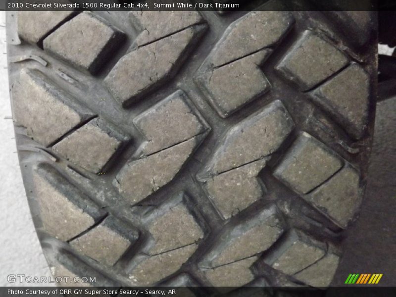 Summit White / Dark Titanium 2010 Chevrolet Silverado 1500 Regular Cab 4x4