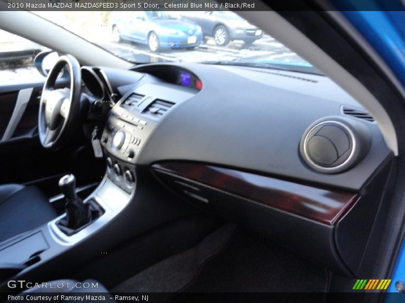 Celestial Blue Mica / Black/Red 2010 Mazda MAZDA3 MAZDASPEED3 Sport 5 Door