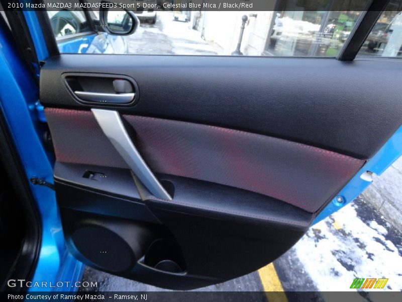Celestial Blue Mica / Black/Red 2010 Mazda MAZDA3 MAZDASPEED3 Sport 5 Door