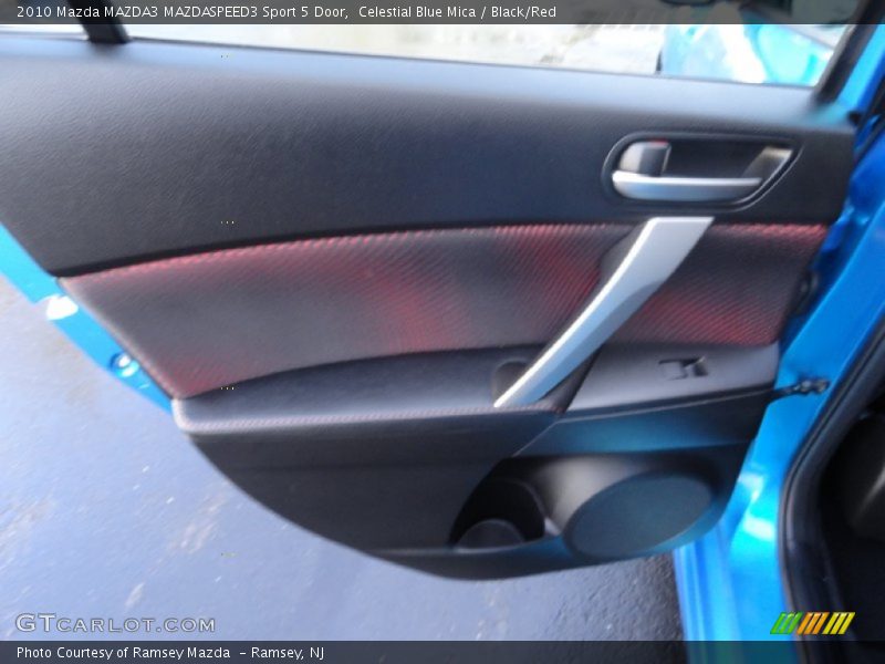 Celestial Blue Mica / Black/Red 2010 Mazda MAZDA3 MAZDASPEED3 Sport 5 Door