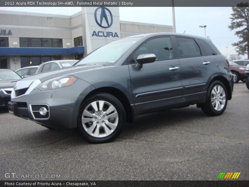 Polished Metal Metallic / Ebony 2012 Acura RDX Technology SH-AWD