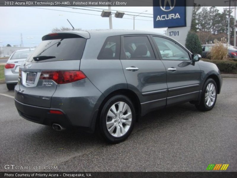 Polished Metal Metallic / Ebony 2012 Acura RDX Technology SH-AWD