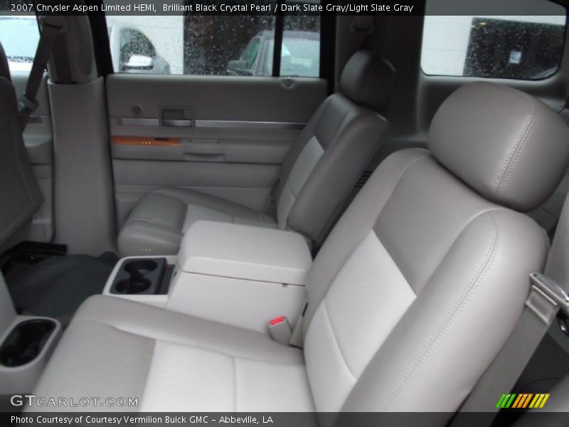 Brilliant Black Crystal Pearl / Dark Slate Gray/Light Slate Gray 2007 Chrysler Aspen Limited HEMI