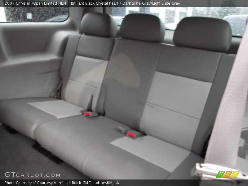 Brilliant Black Crystal Pearl / Dark Slate Gray/Light Slate Gray 2007 Chrysler Aspen Limited HEMI