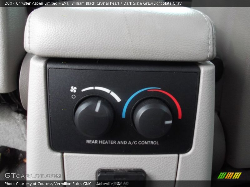 Brilliant Black Crystal Pearl / Dark Slate Gray/Light Slate Gray 2007 Chrysler Aspen Limited HEMI