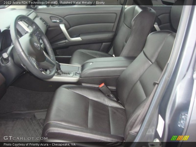 Polished Metal Metallic / Ebony 2012 Acura RDX Technology SH-AWD