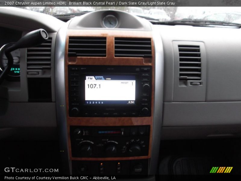 Brilliant Black Crystal Pearl / Dark Slate Gray/Light Slate Gray 2007 Chrysler Aspen Limited HEMI