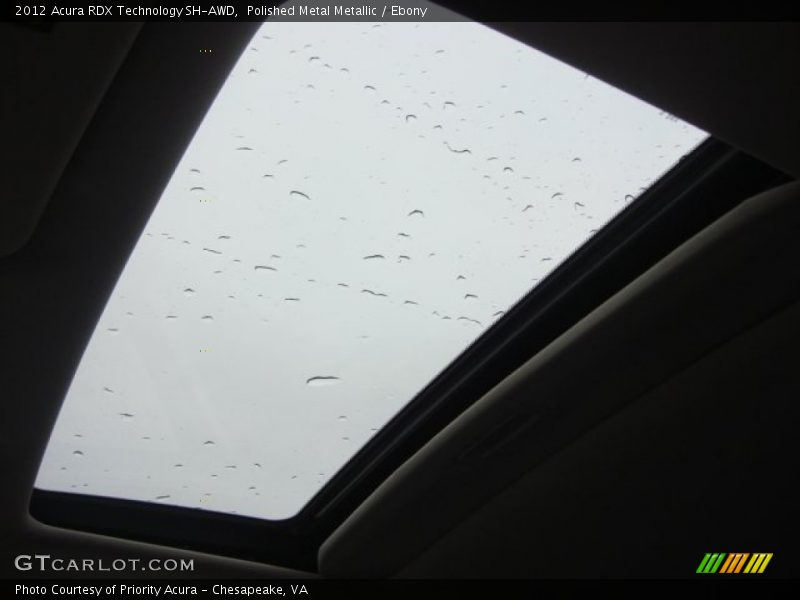 Polished Metal Metallic / Ebony 2012 Acura RDX Technology SH-AWD