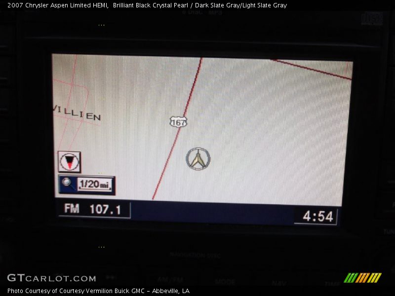 Brilliant Black Crystal Pearl / Dark Slate Gray/Light Slate Gray 2007 Chrysler Aspen Limited HEMI