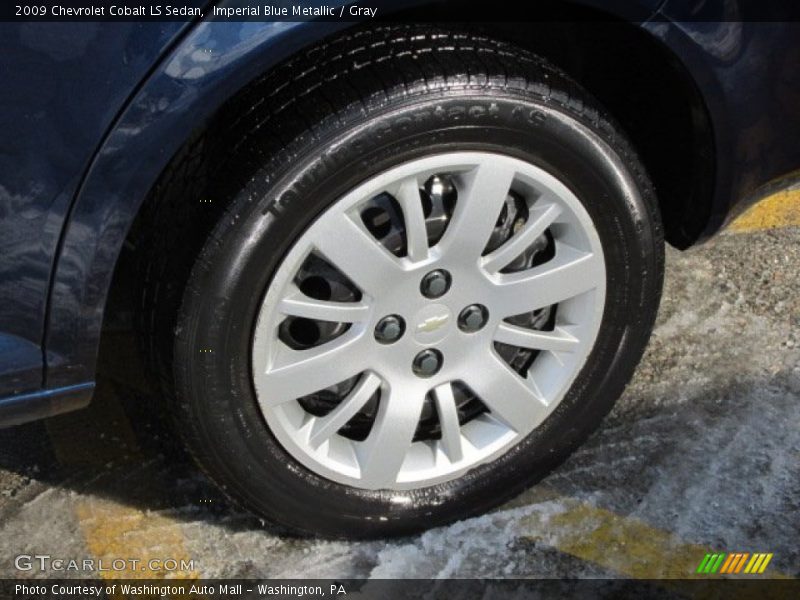 Imperial Blue Metallic / Gray 2009 Chevrolet Cobalt LS Sedan