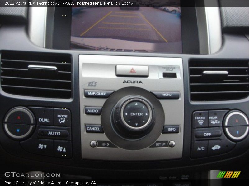 Controls of 2012 RDX Technology SH-AWD