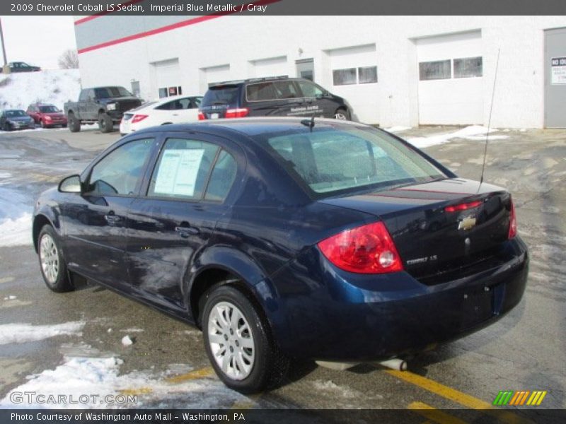 Imperial Blue Metallic / Gray 2009 Chevrolet Cobalt LS Sedan