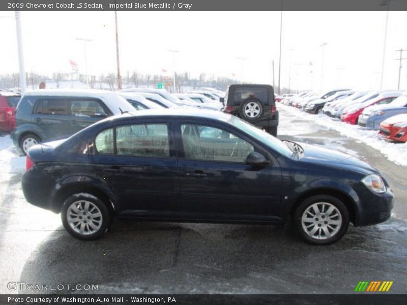 Imperial Blue Metallic / Gray 2009 Chevrolet Cobalt LS Sedan