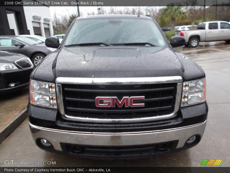 Onyx Black / Ebony 2008 GMC Sierra 1500 SLT Crew Cab