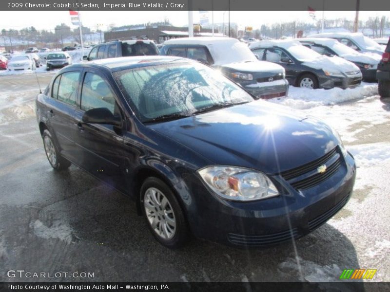 Imperial Blue Metallic / Gray 2009 Chevrolet Cobalt LS Sedan