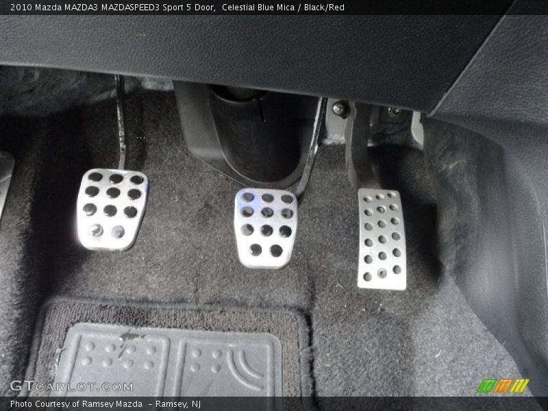 Celestial Blue Mica / Black/Red 2010 Mazda MAZDA3 MAZDASPEED3 Sport 5 Door