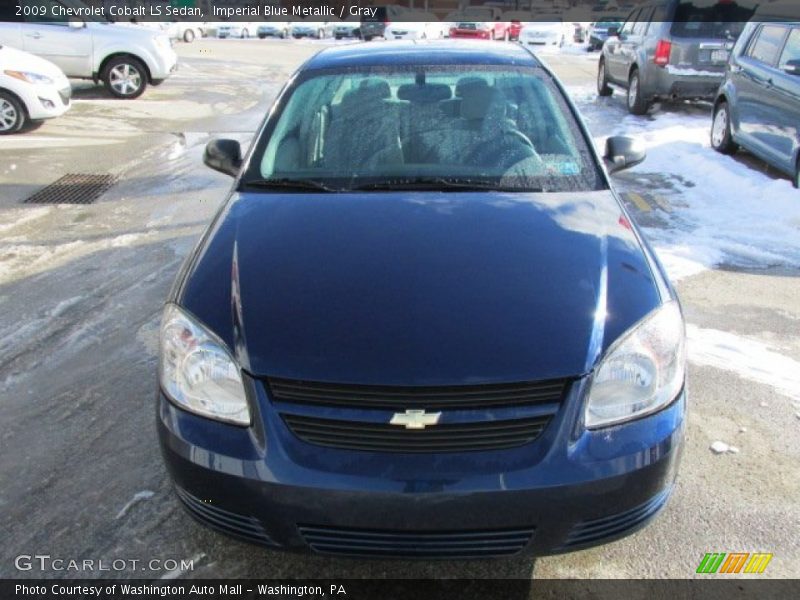 Imperial Blue Metallic / Gray 2009 Chevrolet Cobalt LS Sedan