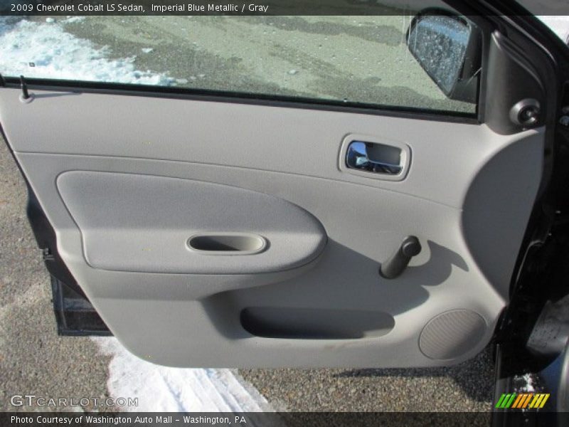 Imperial Blue Metallic / Gray 2009 Chevrolet Cobalt LS Sedan