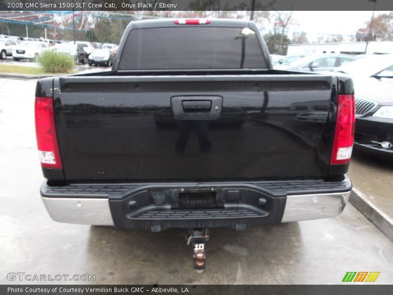 Onyx Black / Ebony 2008 GMC Sierra 1500 SLT Crew Cab