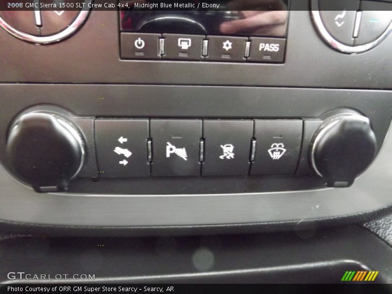 Midnight Blue Metallic / Ebony 2008 GMC Sierra 1500 SLT Crew Cab 4x4