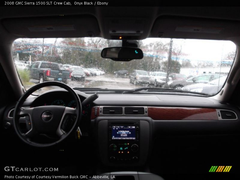 Onyx Black / Ebony 2008 GMC Sierra 1500 SLT Crew Cab