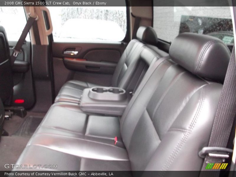 Onyx Black / Ebony 2008 GMC Sierra 1500 SLT Crew Cab