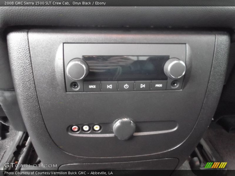 Onyx Black / Ebony 2008 GMC Sierra 1500 SLT Crew Cab