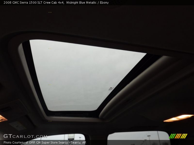 Midnight Blue Metallic / Ebony 2008 GMC Sierra 1500 SLT Crew Cab 4x4