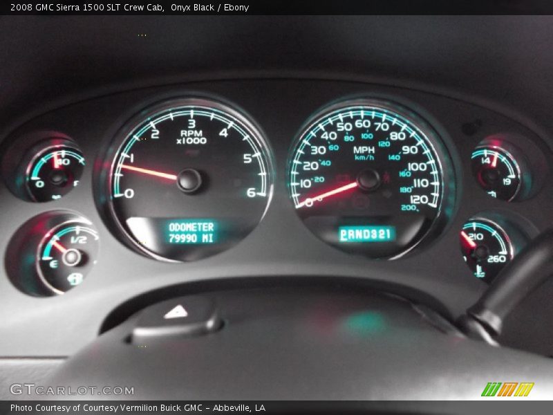 Onyx Black / Ebony 2008 GMC Sierra 1500 SLT Crew Cab