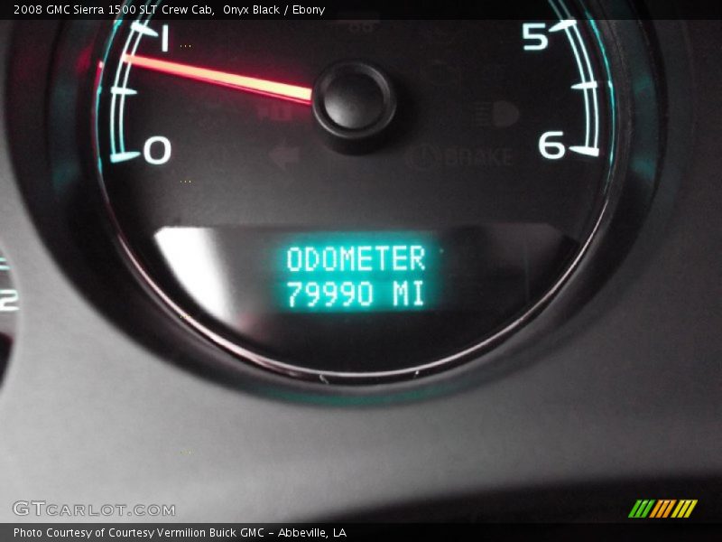 Onyx Black / Ebony 2008 GMC Sierra 1500 SLT Crew Cab