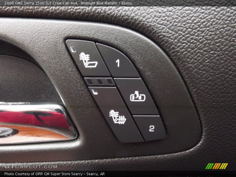 Midnight Blue Metallic / Ebony 2008 GMC Sierra 1500 SLT Crew Cab 4x4