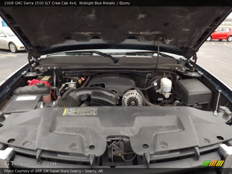 Midnight Blue Metallic / Ebony 2008 GMC Sierra 1500 SLT Crew Cab 4x4