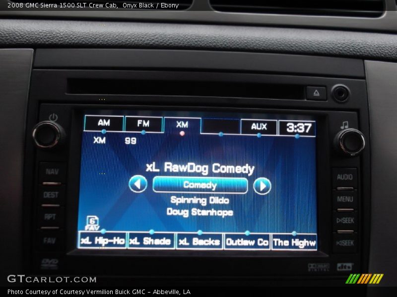 Onyx Black / Ebony 2008 GMC Sierra 1500 SLT Crew Cab