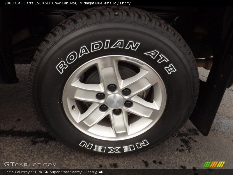Midnight Blue Metallic / Ebony 2008 GMC Sierra 1500 SLT Crew Cab 4x4