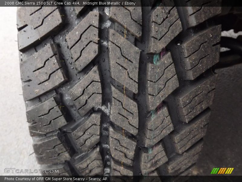 Midnight Blue Metallic / Ebony 2008 GMC Sierra 1500 SLT Crew Cab 4x4