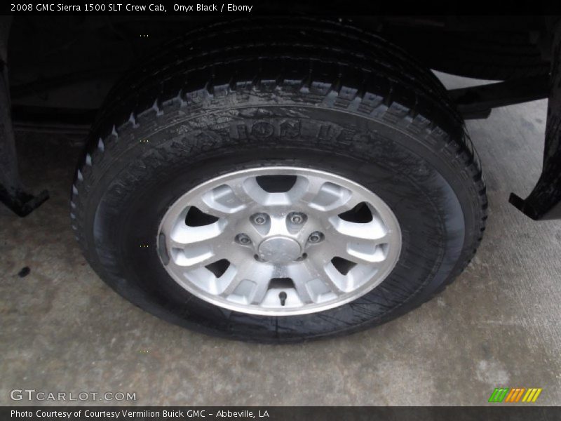Onyx Black / Ebony 2008 GMC Sierra 1500 SLT Crew Cab