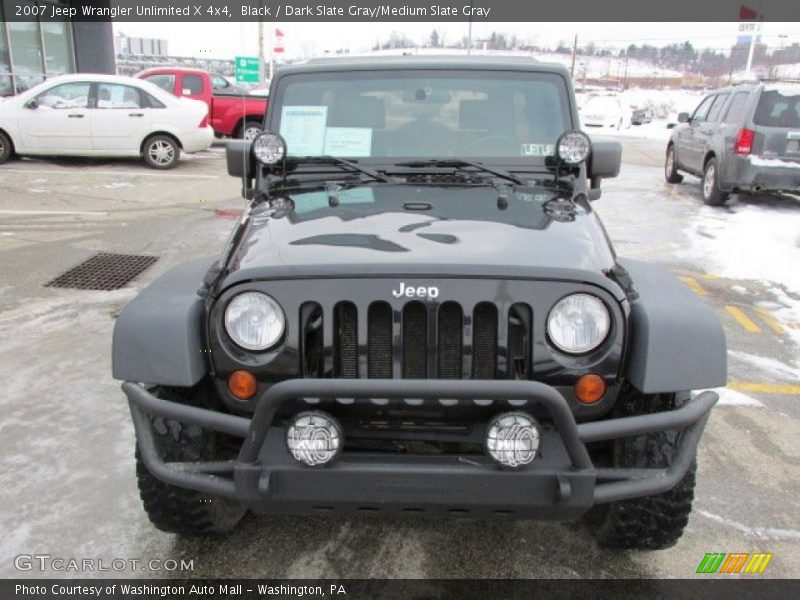 Black / Dark Slate Gray/Medium Slate Gray 2007 Jeep Wrangler Unlimited X 4x4