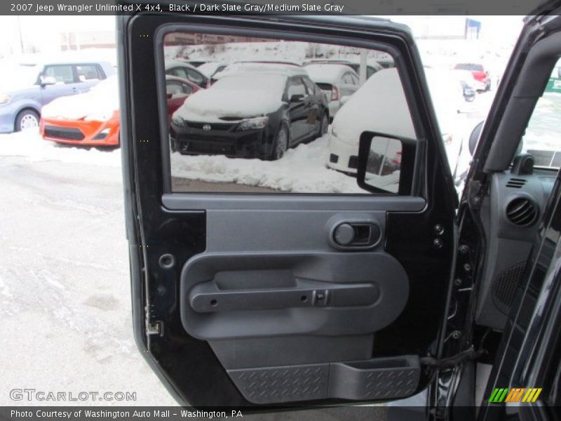 Black / Dark Slate Gray/Medium Slate Gray 2007 Jeep Wrangler Unlimited X 4x4