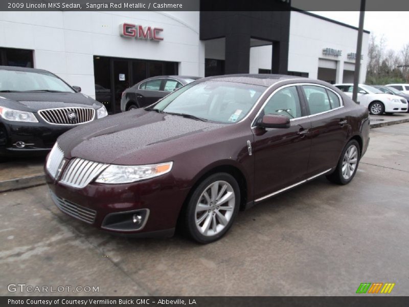 Sangria Red Metallic / Cashmere 2009 Lincoln MKS Sedan