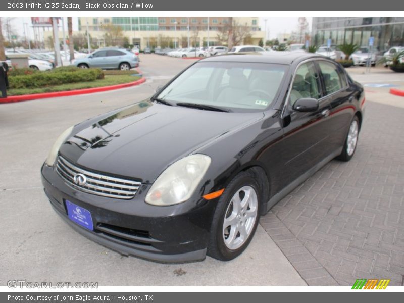 Black Obsidian / Willow 2003 Infiniti G 35 Sedan