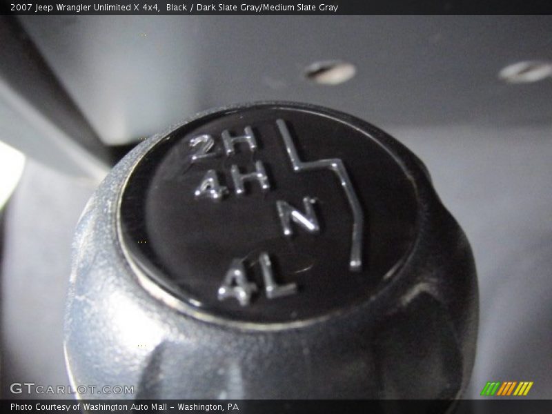 Black / Dark Slate Gray/Medium Slate Gray 2007 Jeep Wrangler Unlimited X 4x4