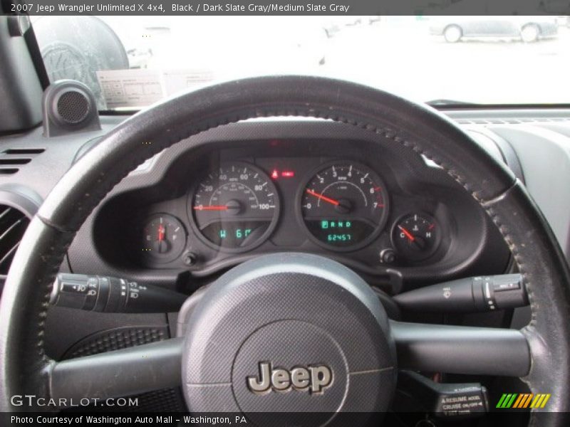Black / Dark Slate Gray/Medium Slate Gray 2007 Jeep Wrangler Unlimited X 4x4