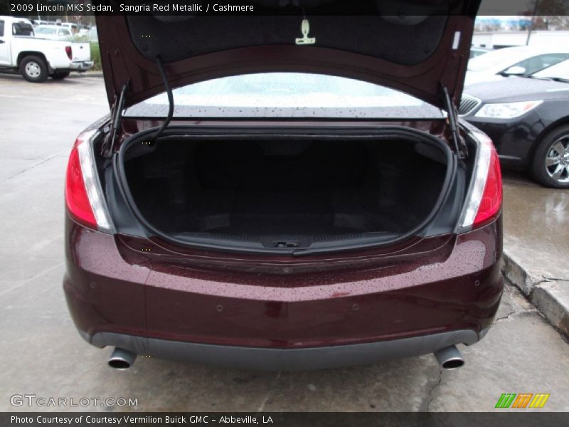Sangria Red Metallic / Cashmere 2009 Lincoln MKS Sedan