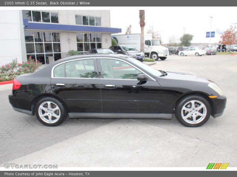 Black Obsidian / Willow 2003 Infiniti G 35 Sedan